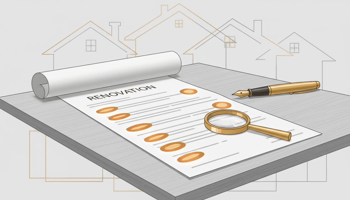 Contrat travaux : Les 7 clauses indispensables pour votre rénovation